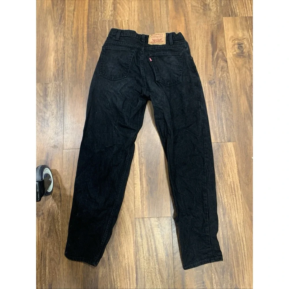 Vintage Early 90s - 80s Levi's Black Denim Jeans 560 30x30 Mens Relaxed Jeans